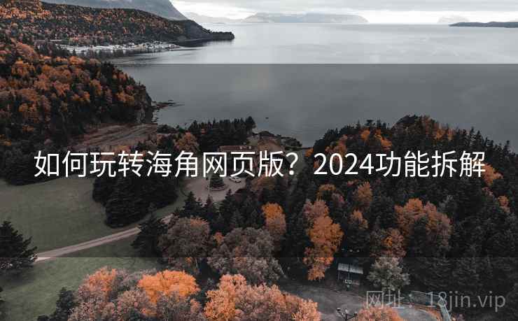 如何玩转海角网页版？2024功能拆解
