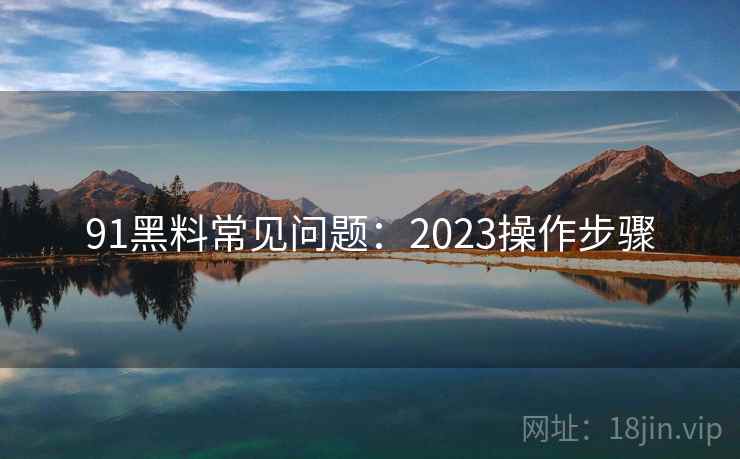 91黑料常见问题：2023操作步骤